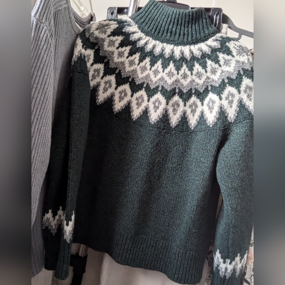 LL Bean 100% wool sweater NWT M - Picture 4 of 4